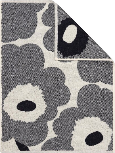 Marimekko Unikko Hand Towel 50 × 70 cm Blå Marimekko Unikko Hand Towel 50 × 70 cm Blå