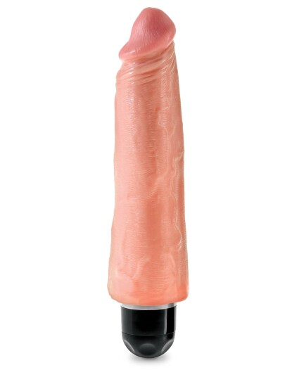 King Cock Vibrating Stiffy 21 cm Natural