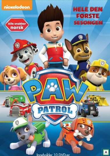 Paw Patrol Sesong 1 Vol 110 Komplett Boks DVD Paw Patrol Sesong 1 Vol 110 Komplett Boks DVD