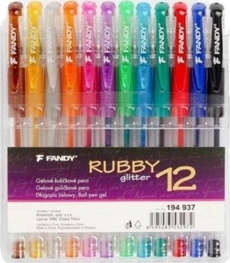 Fandy Gelpenn Rubby Glitter 12 Farger