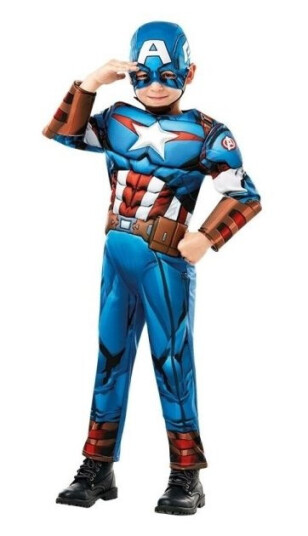 Boland Traciks Captain America Avengers Kostume RU640889 Boland Traciks Captain America Avengers Kostume RU640889