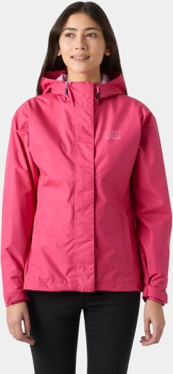 Helly Hansen Dame Seven J Pustende Regnjakke Rosa Xs