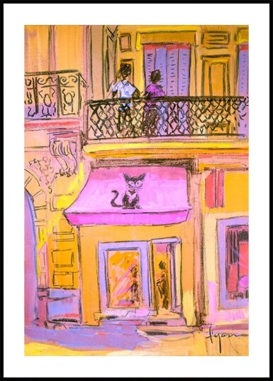 Balcony Stroll Plakat / 70x100cm