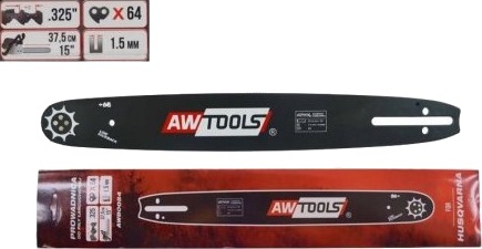 Aw Tools Sverd Til Sag 38 Cm/64/325"/1,5 Mm Til Husqvarna / Svart