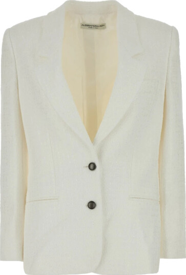 Alessandra Rich Dame Jakker Hvit 2XS, Alessandra Rich Dame Jakker Hvit 2XS,