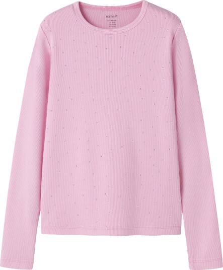 Name It Nkfnolovo Ls Slim Top Pink 116
