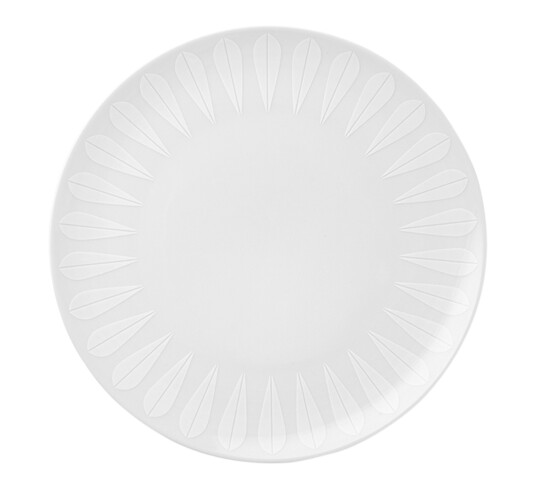 Lucie Kaas Lotus trends tallerken flat 28 cm hvit
