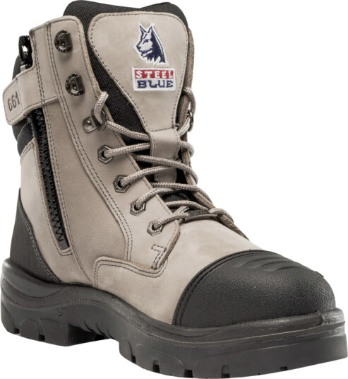 Steel Blue Southern Cross Zip vernestøvler S3, grå, str. 43 slate