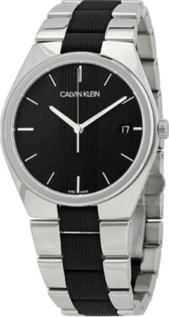 Calvin Klein CK Herreklokke K9E211B1 Sort/Gummi Ø40 mm Calvin Klein CK Herreklokke K9E211B1 Sort/Gummi Ø40 mm