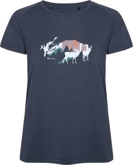 Urberg Women's Printed Tree Tee Blue Nights S Urberg Women's Printed Tree Tee Blue Nights S