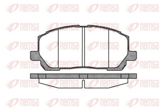 Bremseklosser REMSA 0855.00