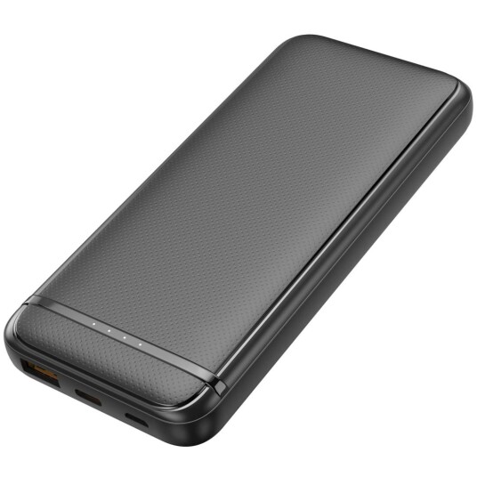 Denver Powerbank 10 000 mAh med Rask PD20W-Lading, Svart