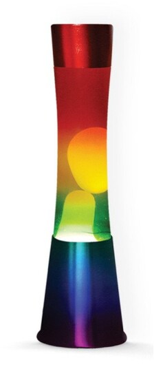 iTotal XL1782 Lava Lampe 40cm Regnbue