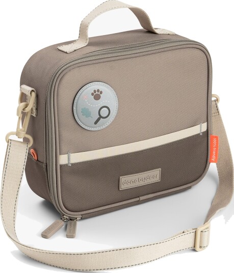 Done by Deer Insulated Lunch Bag Tiny Trails Sand 4 L Grey 24.5X 10X H 21CM Done by Deer Insulated Lunch Bag Tiny Trails Sand 4 L Grey 24.5X 10X H 21CM