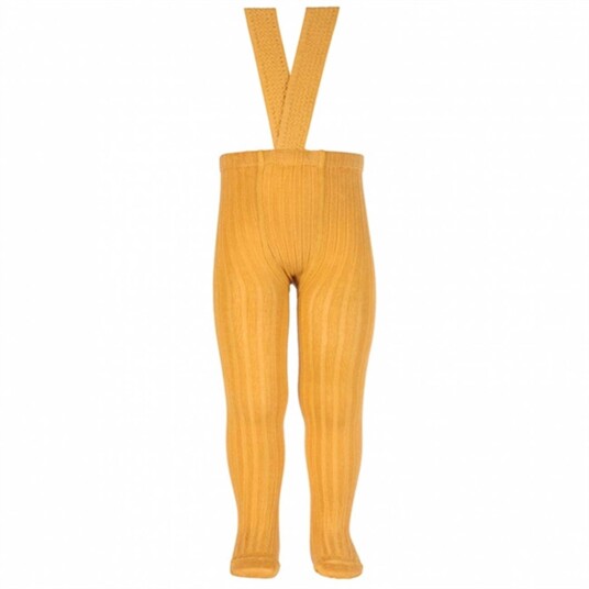 Cóndor Strømpebukser Rib Mustard 3-6 mdr/00