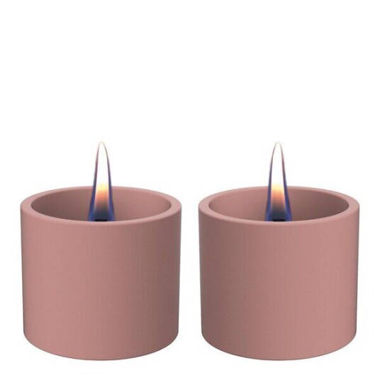 Tenderflame Breeze bordlykt 8 cm 2 stk oransje Tenderflame Breeze bordlykt 8 cm 2 stk oransje