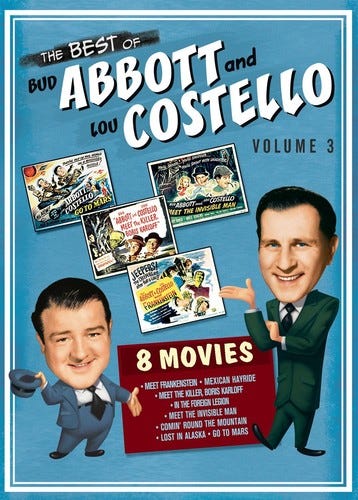 Best Of Bud Abbott & Lou Costello 3 DVD Best Of Bud Abbott & Lou Costello 3 DVD