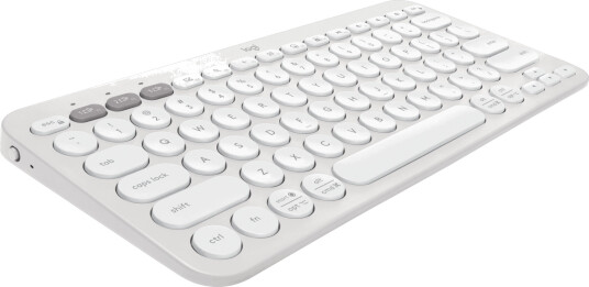 Logitech Pebble Keys 2 K380s Trådløst Tastatur med Nordisk Layout - Tonal Hvit Logitech Pebble Keys 2 K380s Trådløst Tastatur med Nordisk Layout - Tonal Hvit