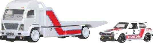 Hot Wheels Premium Team Transport '73 Honda Civic Lekebil 1:64