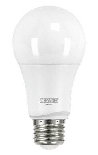 Schwaiger Hal200 Led-Lyspære E27 9 W Ekvivalent 60 Klasse A Warm White/Neutral White/Cold White Light 2700-6500 K Hvit Schwaiger Hal200 Led-Lyspære E27 9 W Ekvivalent 60 Klasse A Warm White/Neutral White/Cold White Light 2700-6500 K Hvit