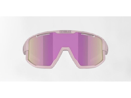 Bliz Fusion Small 33 sykkelbriller brown mirror/pink lens matte pink