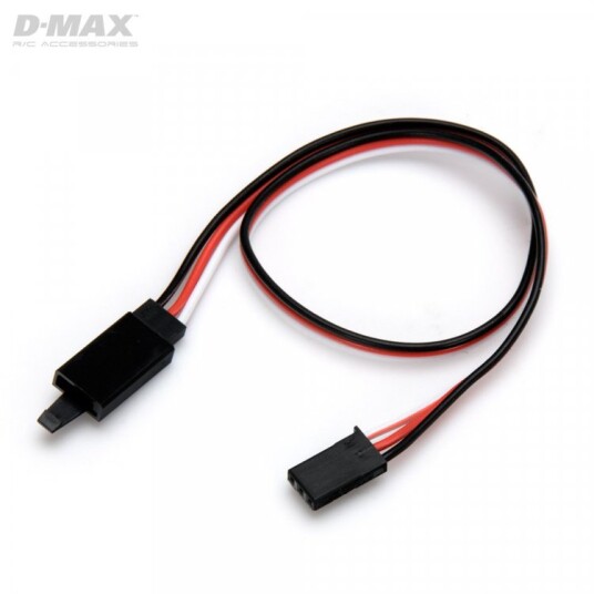 D-MAX B9522 Servo Extension Wire Futaba w. Lock 22AWG 300mm