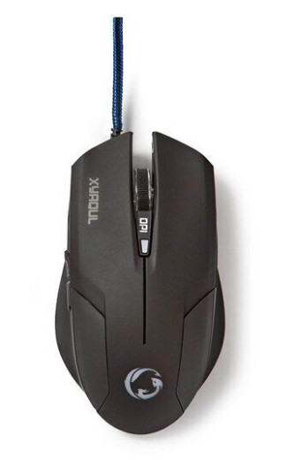 Nedis Xyaqul - Mus - Optisk - 6 - Svart