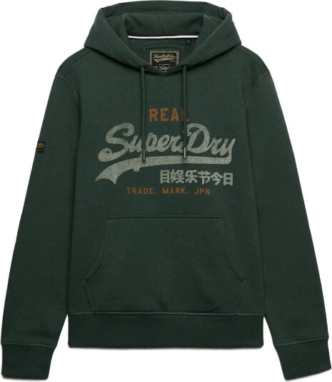 Superdry Vl Heritage Relaxed Hood   Green   L