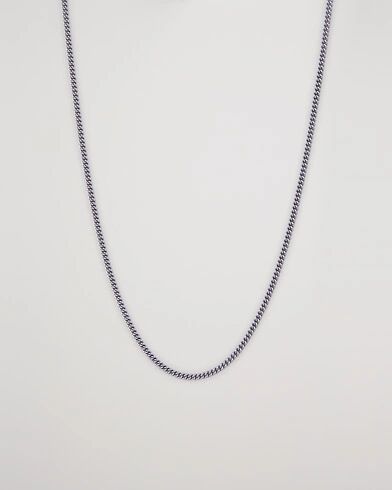 Tom Wood Curb Chain Slim Necklace Silver