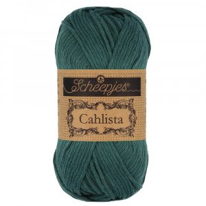 Scheepjes Cahlista Garn Unicolor 244 Spruce Scheepjes Cahlista Garn Unicolor 244 Spruce