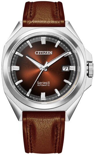 Citizen Herreklokke NB6011 11W Series 8 Brun/Lær Ø40 mm Citizen Herreklokke NB6011 11W Series 8 Brun/Lær Ø40 mm