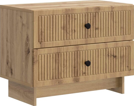  Nattbordskap Artisan eik 62 x 34,5 x 47,5 cm Konstruert tre