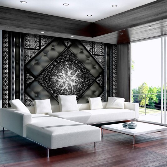 Fototapet Black Mosaic 400x280 - Artgeist sp. z o. o.