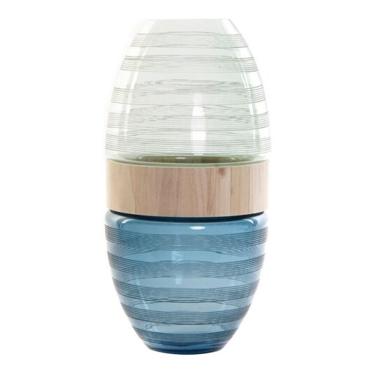 Dkd Home Decor Vase Dkd Home Decor Blå Mint Tre Krystall Moderne (21 X 21 X 43 Cm)