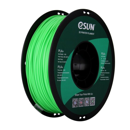 eSUN PLA+ 1.75mm 1kg - Peak Green