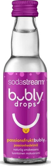 Sodastream Bubly aroma for kullsyrevann pasjonsfrukt Sodastream Bubly aroma for kullsyrevann pasjonsfrukt