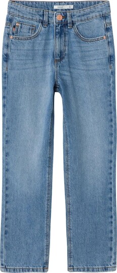Name It Rose High Waist Straight Jeans 9222-Be Denim 134