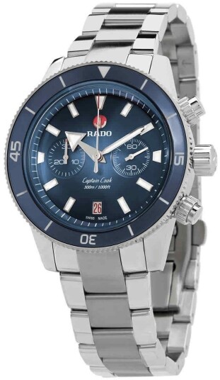 Rado Herreklokke R32145208 Captain Cook Blå/Stål Ø43 mm Rado Herreklokke R32145208 Captain Cook Blå/Stål Ø43 mm