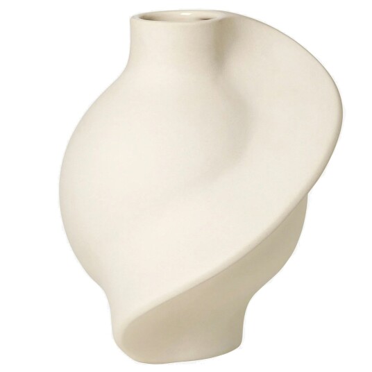 Louise Roe Copenhagen Pirout vase 02 42 cm Raw White
