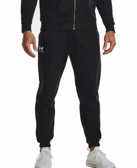 Under Armour Essential Fleece Jogger Black/White Black/White 3XL