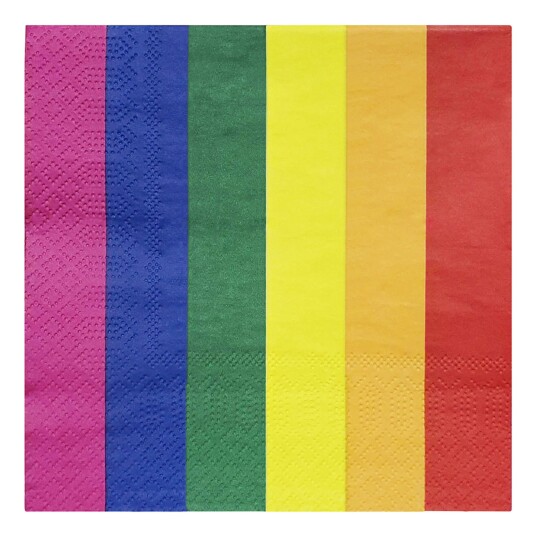 Servietter Rainbow 20 pakning Servietter Rainbow 20 pakning