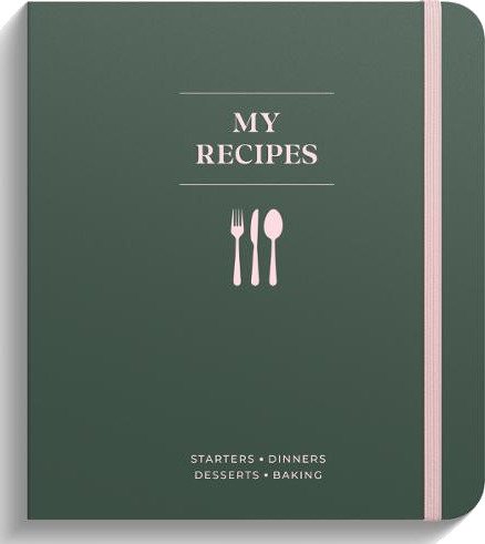 Oppskriftsbok My recipes 224S. 216x190mm