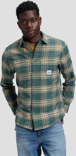 Lee Jeans Workwear Shirt 2.0 Khaki green M Lee Jeans Workwear Shirt 2.0 Khaki green M
