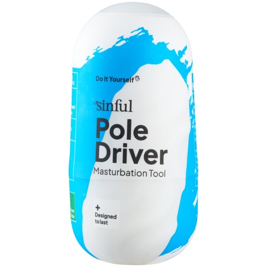 Sinful Pole Driver Onanihylse - Blå - Blå