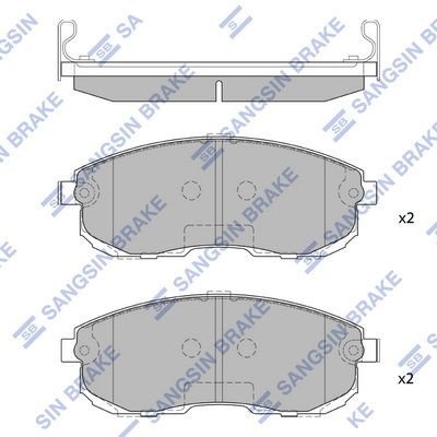 Bremseklosser Hi-Q SP1107-FA Bremseklosser Hi-Q SP1107-FA