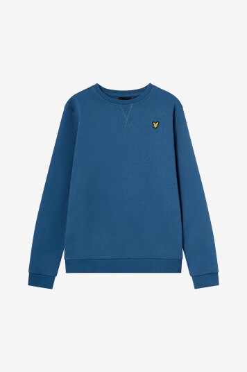 Lyle & Scott Collegegenser Crew Neck Blå