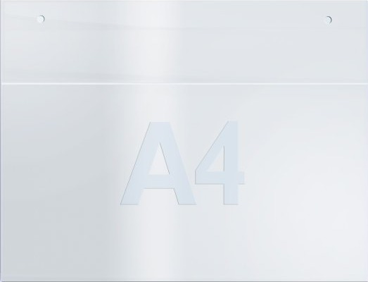Twin Agenda Wall Model A4 Horizontal