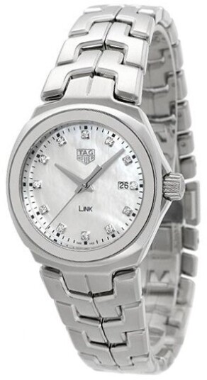 TAG Heuer Dameklokke WBC1312.BA0600 Link Damklockor Hvit/Stål Ø32 mm