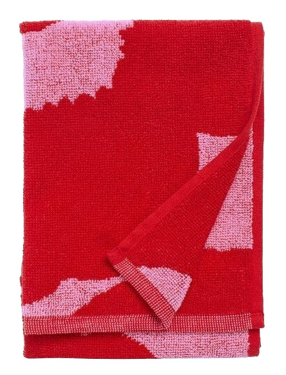 Marimekko Home Unikko Guest Towel 30X50 Cm - Pink - 30X50CM Marimekko Home Unikko Guest Towel 30X50 Cm - Pink - 30X50CM
