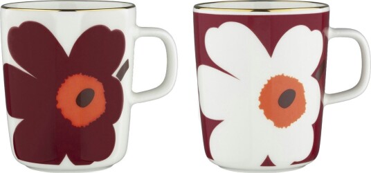 Marimekko Oiva Juhla Unikko Krus 25 cl 2 pk